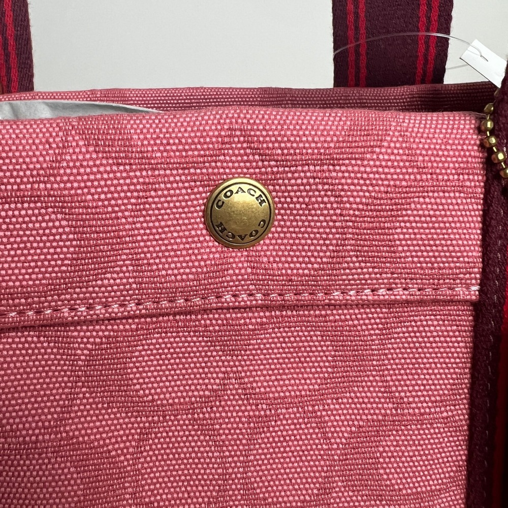 NWT Coach Spin Tote 27 in Taffy Light Pink Crossbody Handbag Purse - Picture 4 of 12